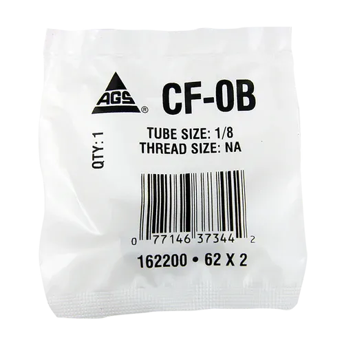 BL CF-0B AGS Brass Compression Fitting (1/8")