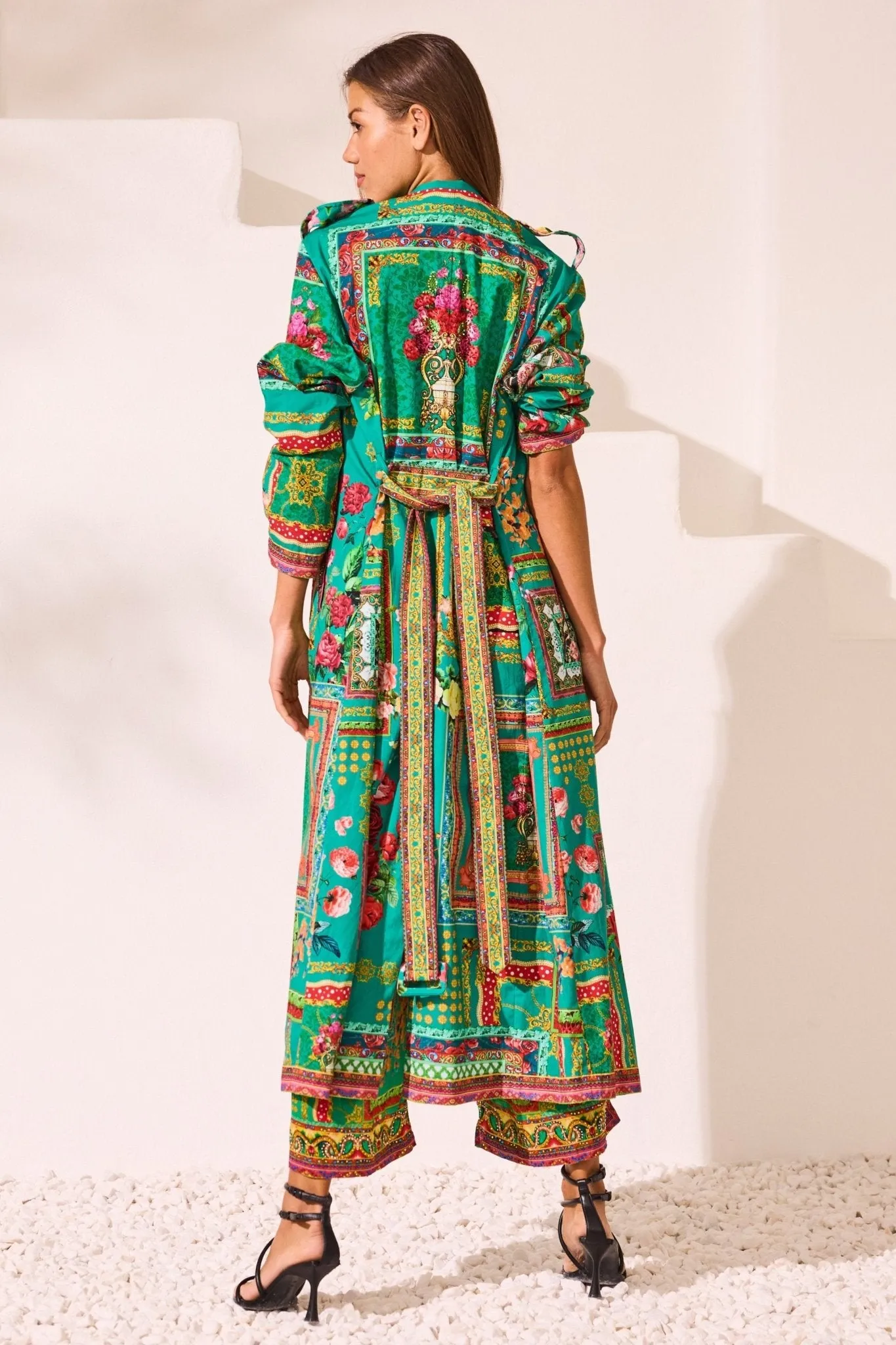 Blooming Tales Trench Coat