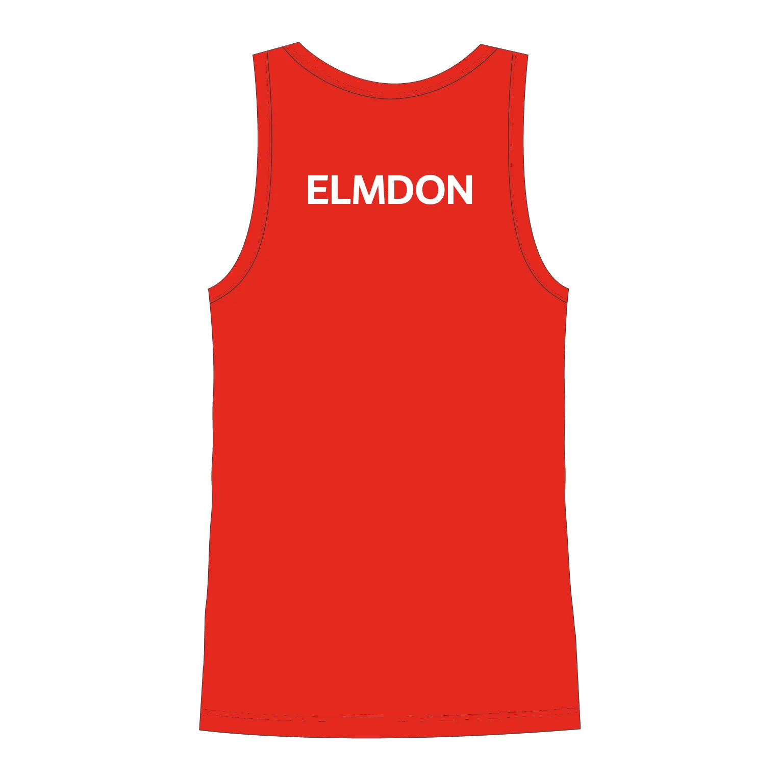 Elmdon Netball Club Women's Training Vest - Red