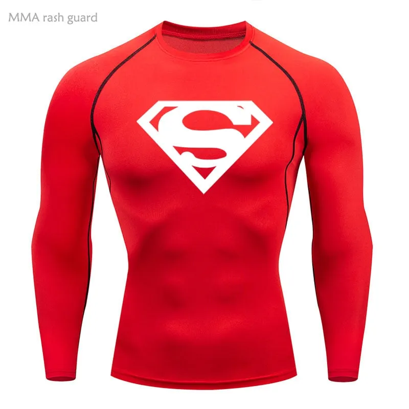 Kryptonian Long Sleeve Compression Shirt