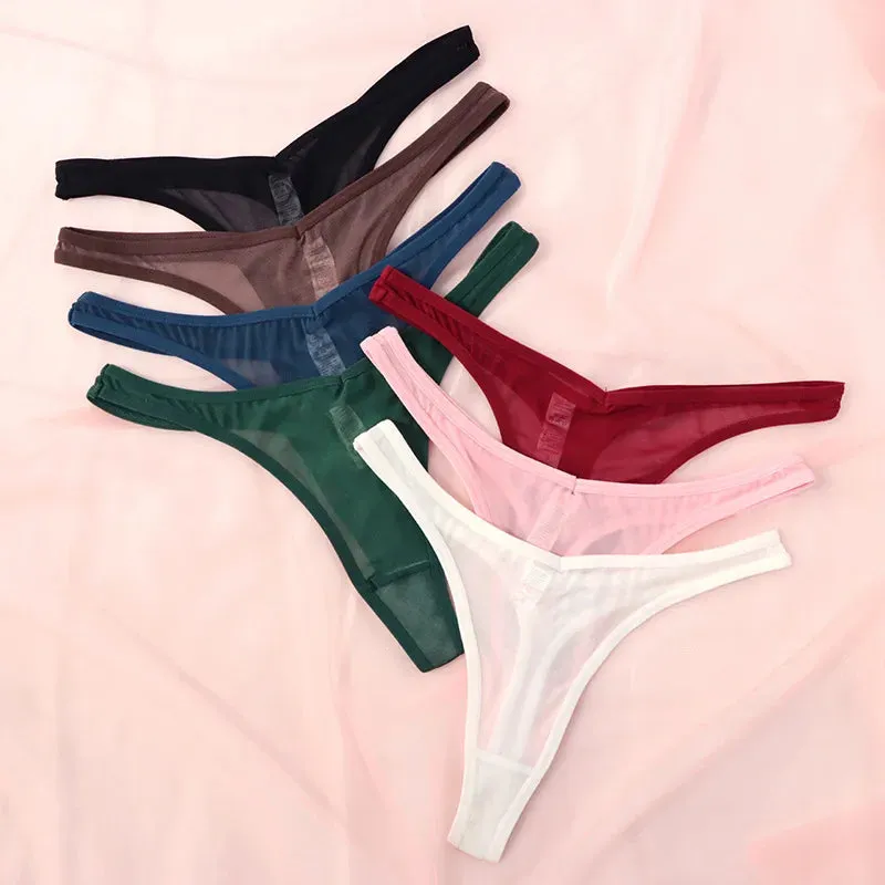 Micro Mesh Thong