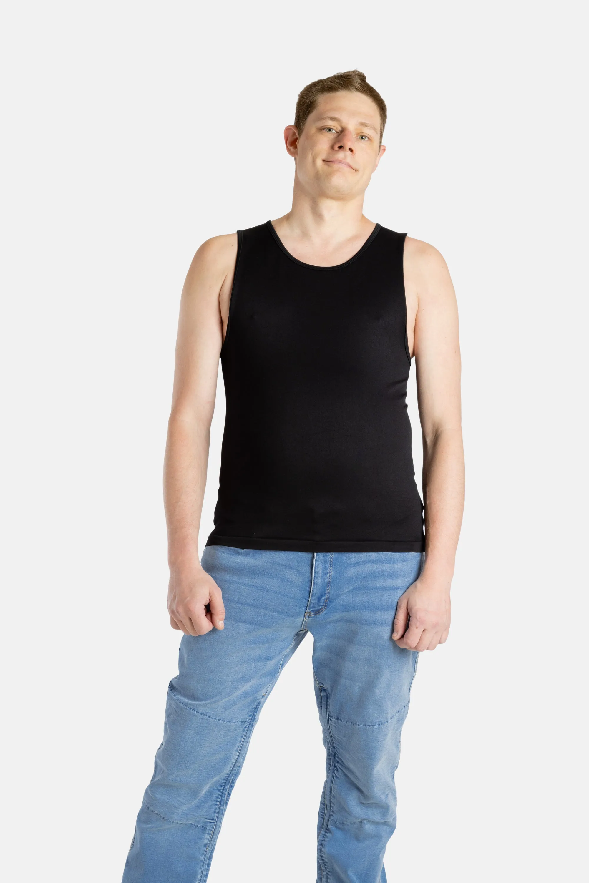 No Limbits Adaptive Men's Black Sensory Compression Tank