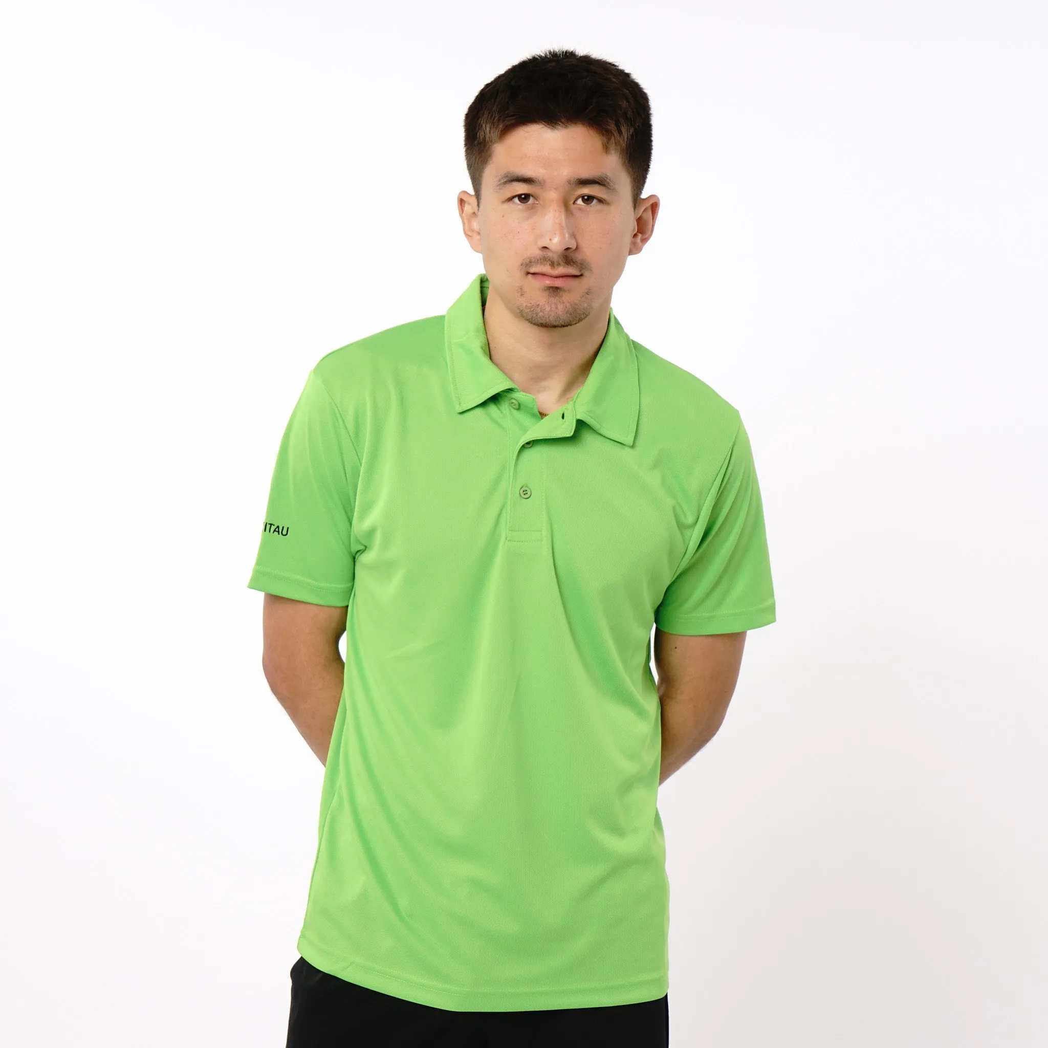 Omnitau Men's Classic Golf Polo Shirt - Lime Green