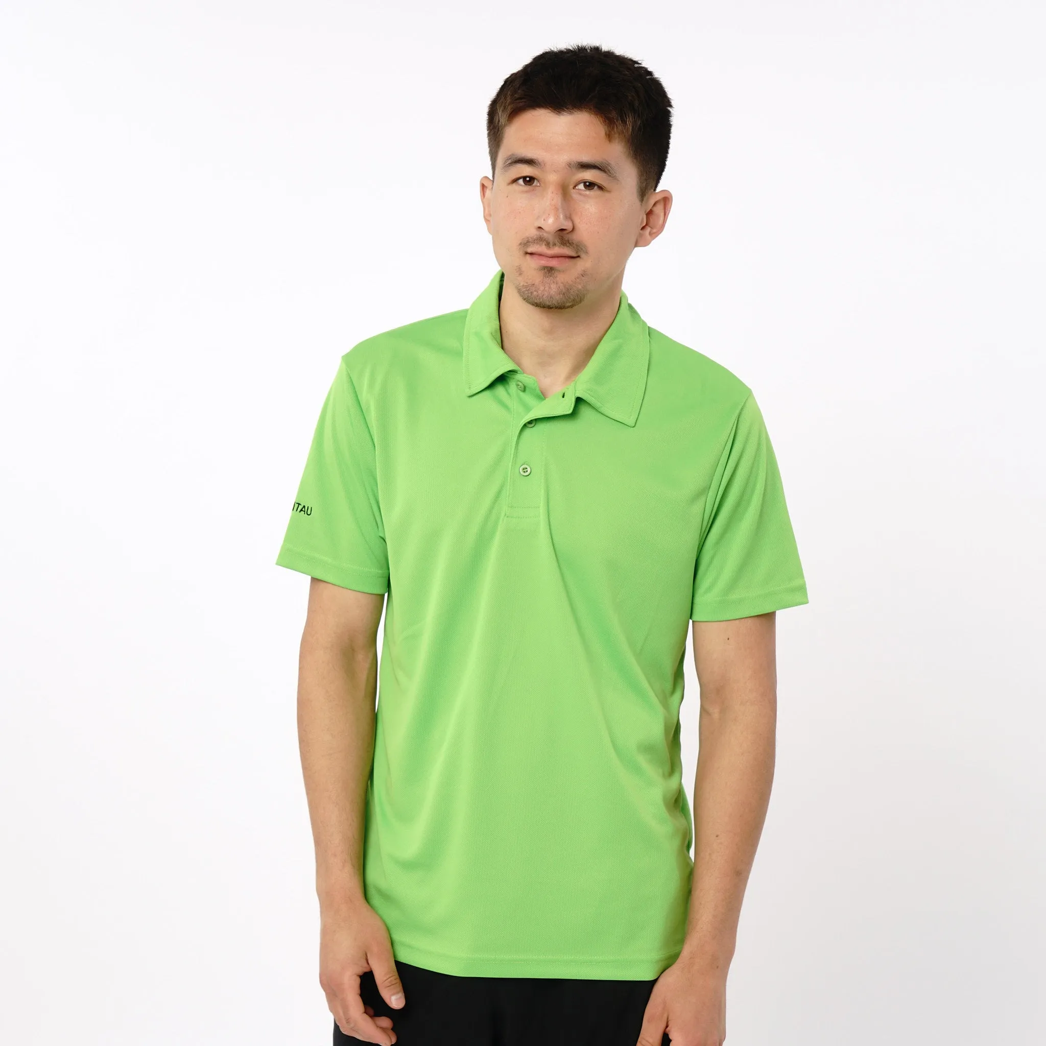 Omnitau Men's Classic Golf Polo Shirt - Lime Green