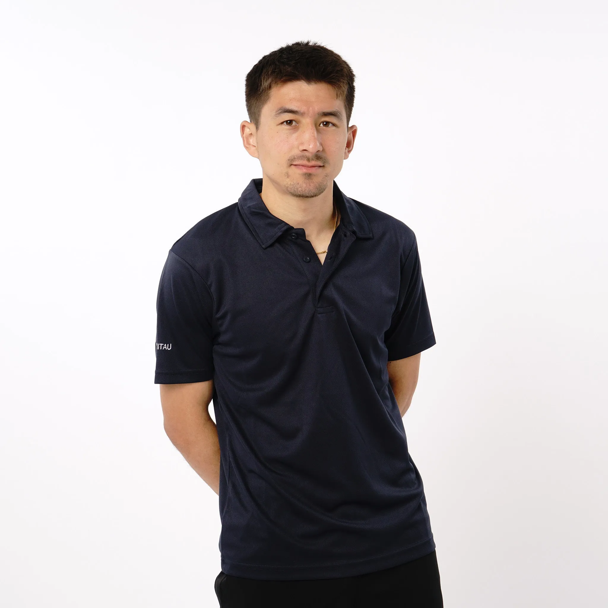Omnitau Men's Classic Golf Polo Shirt - Navy