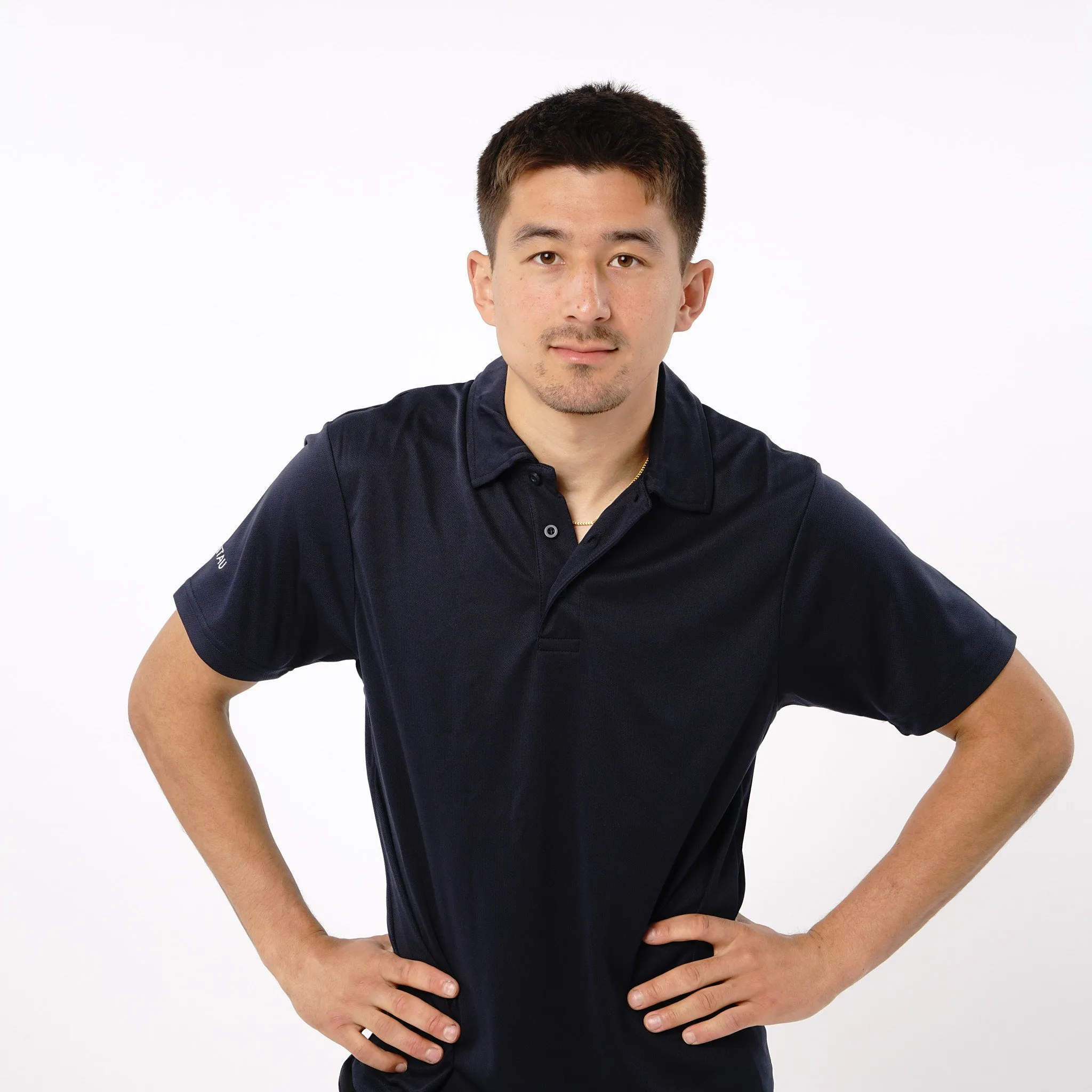Omnitau Men's Classic Golf Polo Shirt - Navy