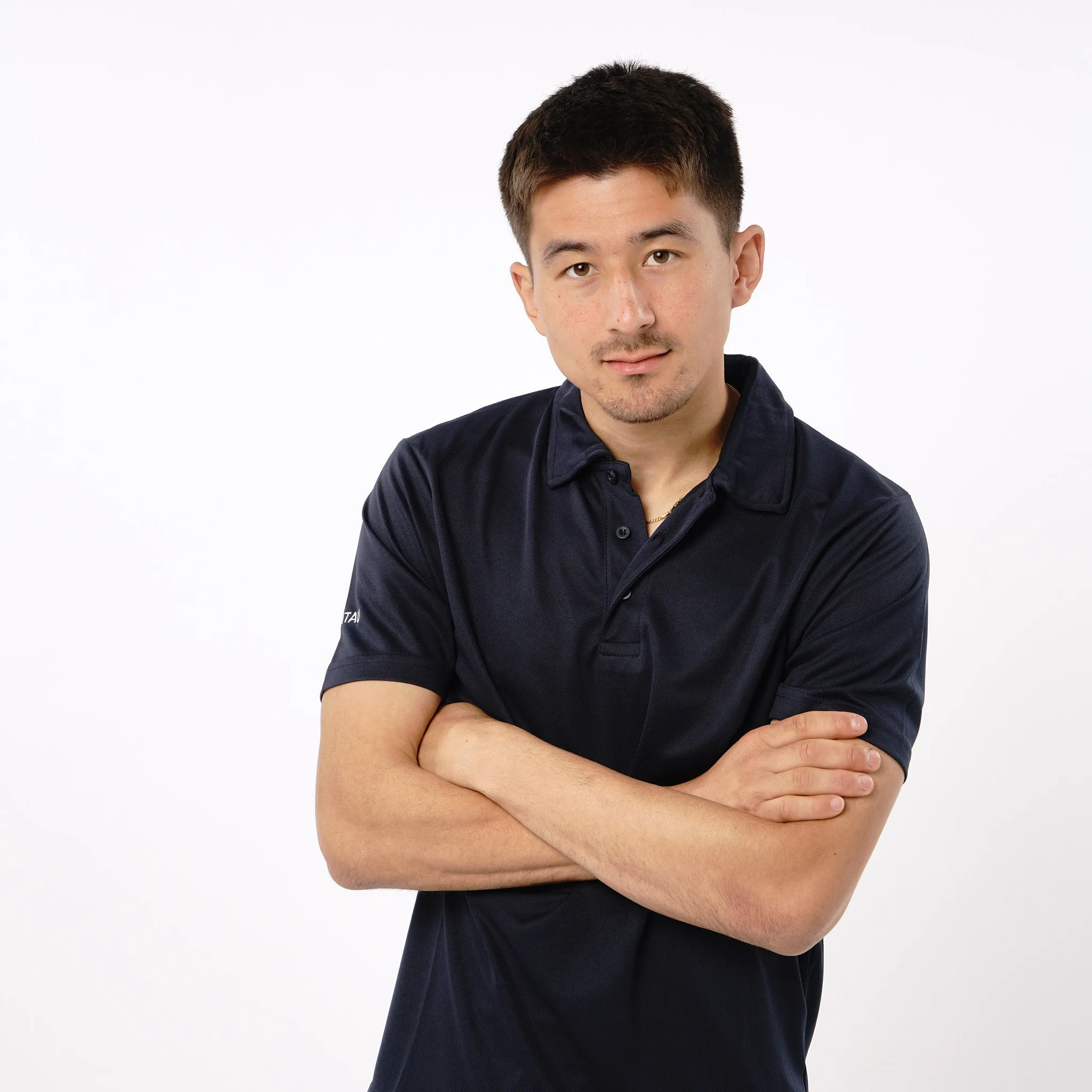 Omnitau Men's Classic Golf Polo Shirt - Navy