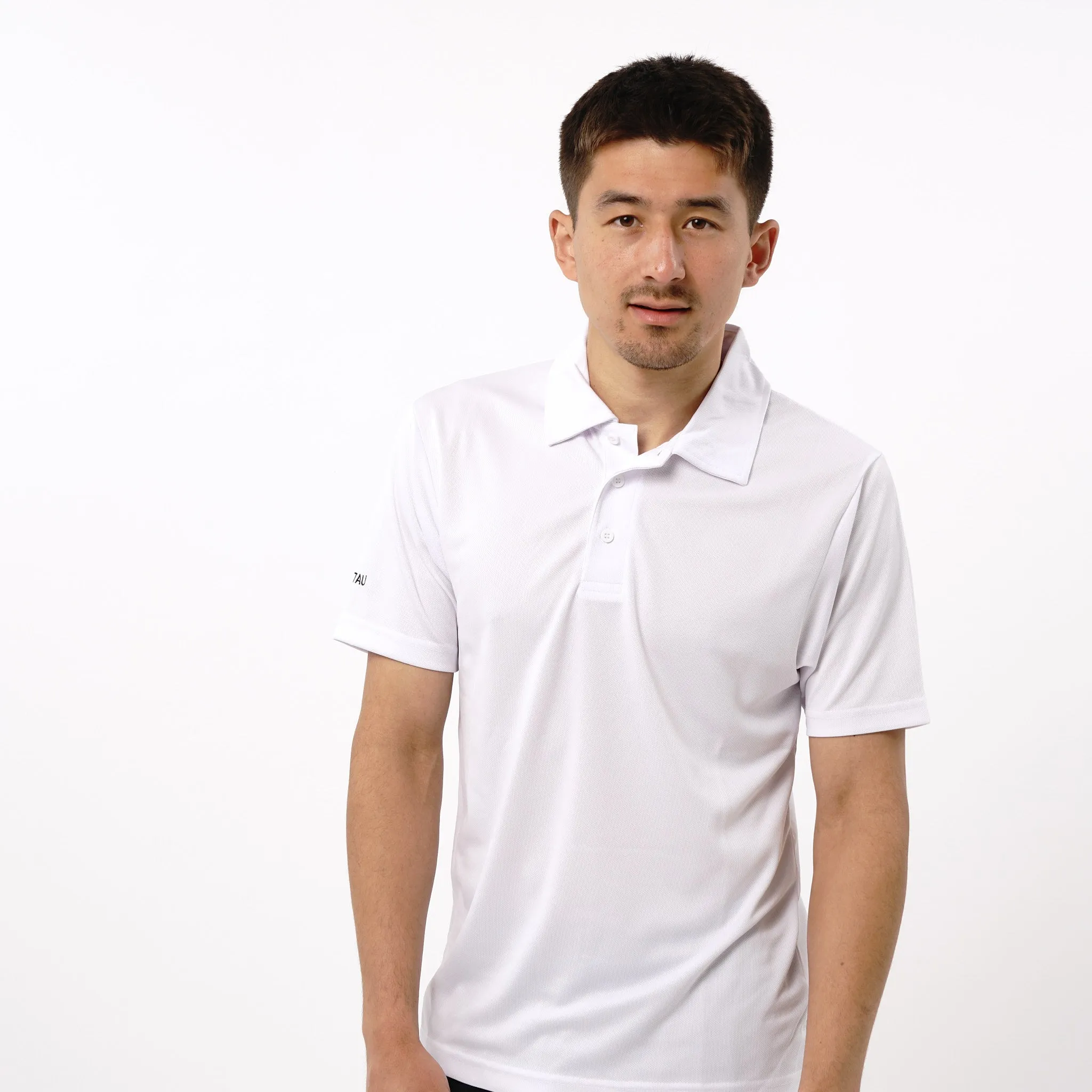 Omnitau Men's Classic Golf Polo Shirt - White