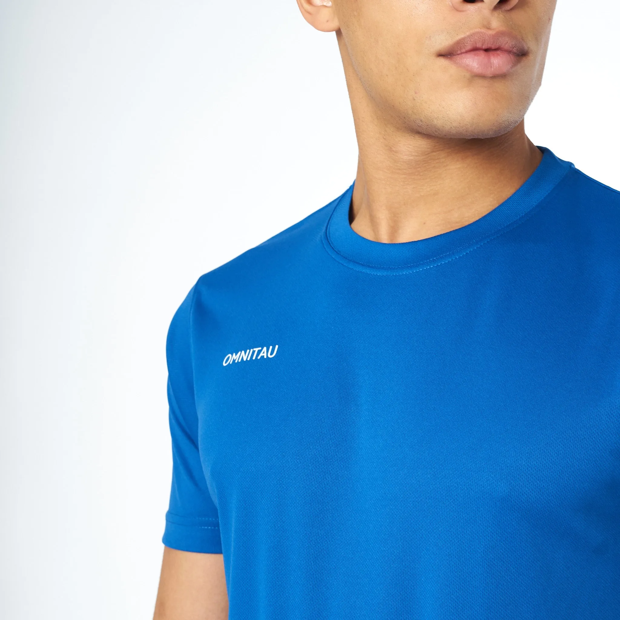 Omnitau Men's Team Sports Breathable Technical T-Shirt - Royal Blue