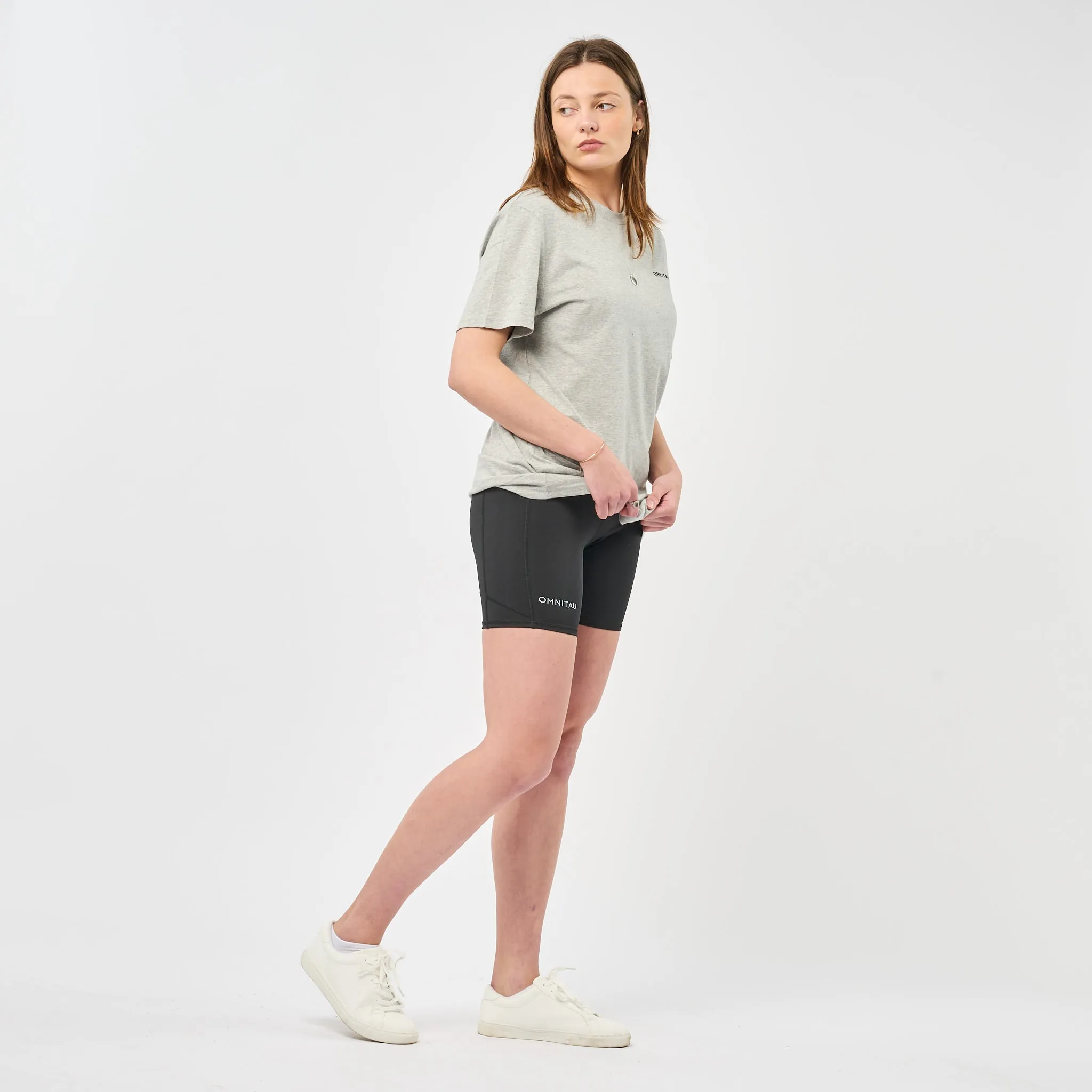 Omnitau Women's Team Sports Legging Shorts - Black