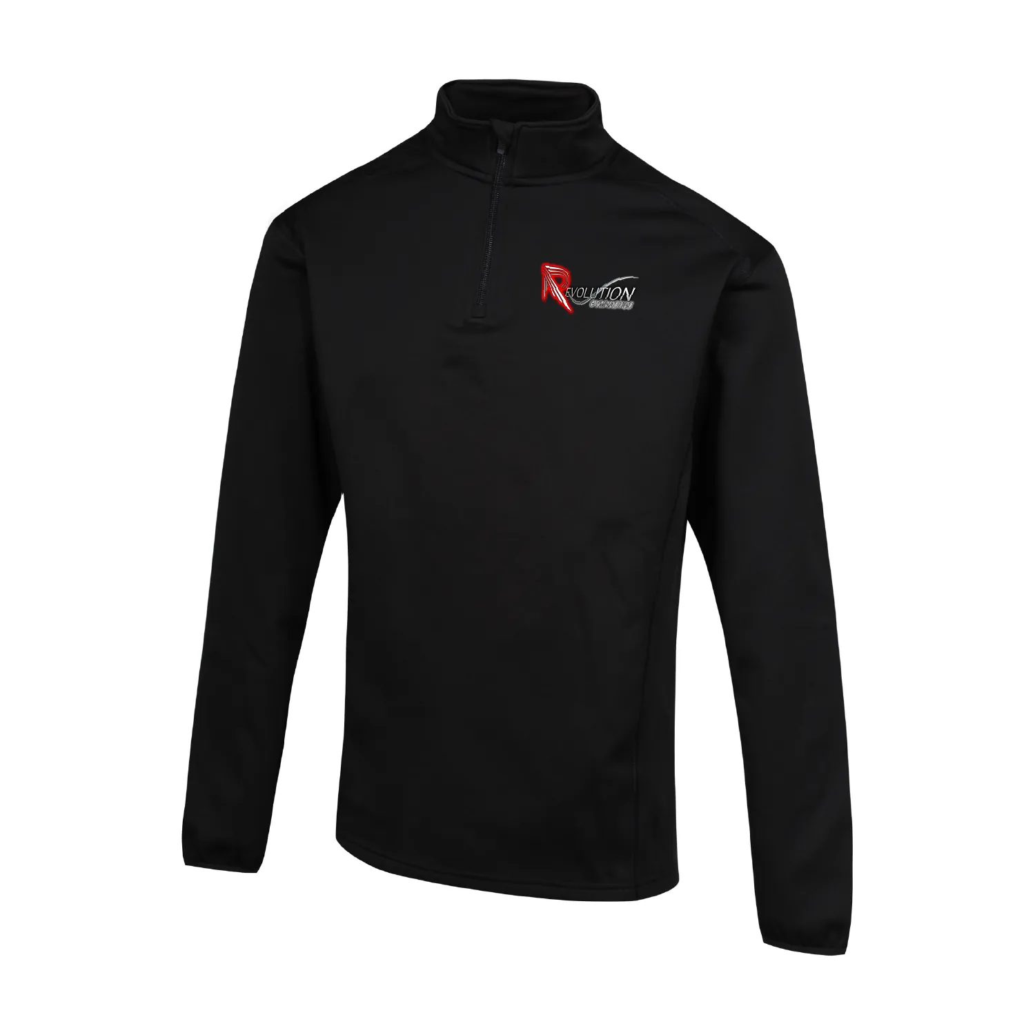 Revolution Gym Adult's 1/4 Zip Fleece - Black